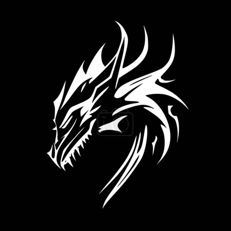 Dragones - logotipo vectorial de alta calidad - ilustración vectorial ideal para el gráfico de camisetas
