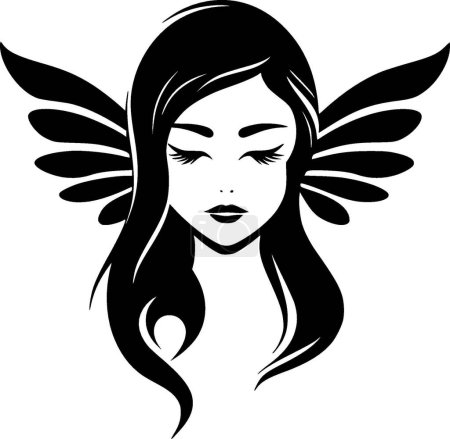 Fairy - high quality vector logo - vector illustration ideal for t-shirt graphic