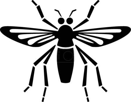 Mosquito - logotipo vectorial de alta calidad - ilustración vectorial ideal para el gráfico de la camiseta