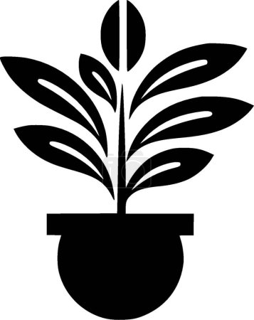 Pflanzen - hochwertiges Vektorlogo - Vektorabbildung ideal für T-Shirt-Grafik