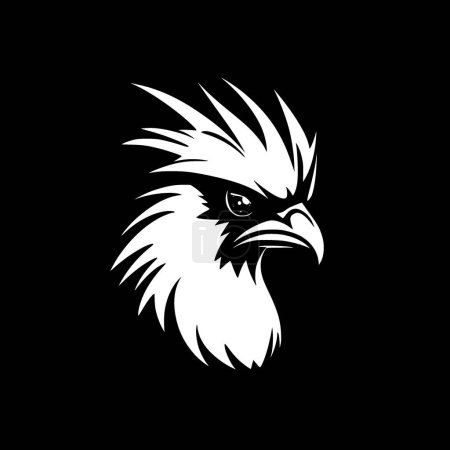 Cockatoo - minimalist and simple silhouette - vector illustration