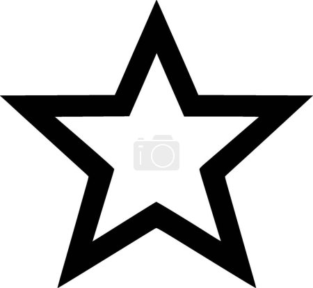 Illustration for Stars - minimalist and flat logo - vector illustration - Royalty Free Image