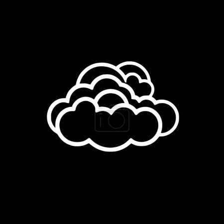 Nube - logotipo vectorial de alta calidad - ilustración vectorial ideal para el gráfico de camisetas