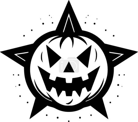 Hallowe'en - high quality vector logo - vector illustration ideal for t-shirt graphic