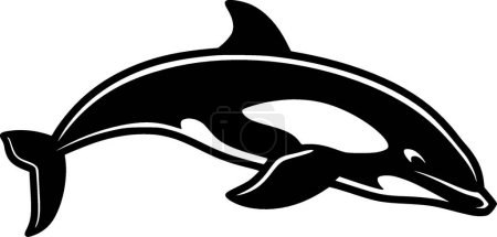 Orca - hochwertiges Vektor-Logo - Vektor-Illustration ideal für T-Shirt-Grafik