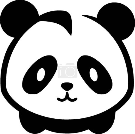 Panda - high quality vector logo - vector illustration ideal for t-shirt graphic