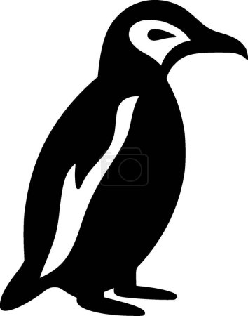 Ilustración de Pingüino - logotipo vectorial de alta calidad - ilustración vectorial ideal para el gráfico de la camiseta - Imagen libre de derechos