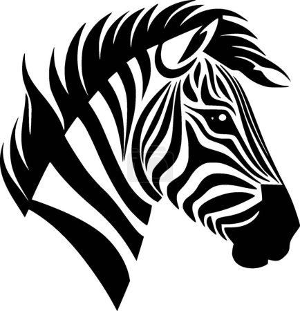 Animal - logo plat et minimaliste - illustration vectorielle