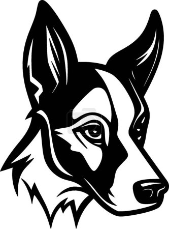 Illustration for Basenji - high quality vector logo - vector illustration ideal for t-shirt graphic - Royalty Free Image