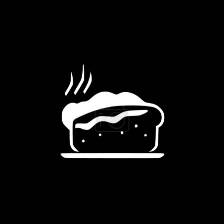 Lebensmittel - minimalistisches und flaches Logo - Vektorillustration