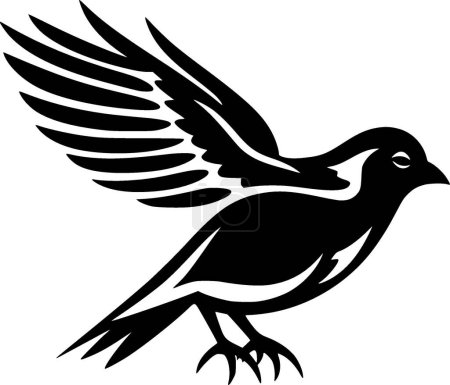 Taube - hochwertiges Vektor-Logo - Vektor-Illustration ideal für T-Shirt-Grafik