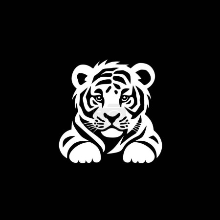 Tigerbaby - hochwertiges Vektor-Logo - Vektor-Illustration ideal für T-Shirt-Grafik