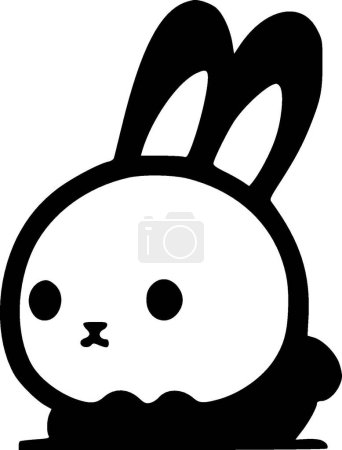 Bunny - logotipo vectorial de alta calidad - ilustración vectorial ideal para el gráfico de la camiseta