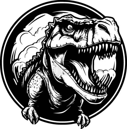 Dinosaurio - logotipo vectorial de alta calidad - ilustración vectorial ideal para el gráfico de camisetas