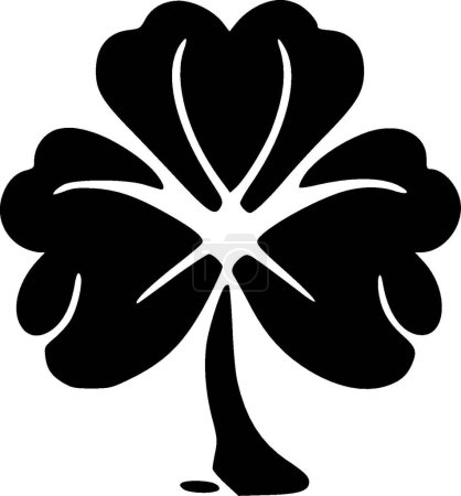 Irisch - minimalistisches und flaches Logo - Vektorillustration