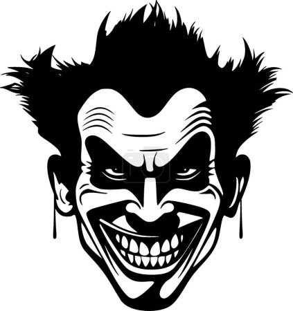 Clown - logo vectoriel de haute qualité - illustration vectorielle idéale pour t-shirt graphique