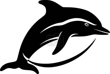 Illustration for Dolphin - high quality vector logo - vector illustration ideal for t-shirt graphic - Royalty Free Image