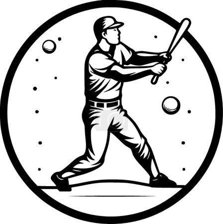 Baseball - hochwertiges Vektor-Logo - Vektor-Illustration ideal für T-Shirt-Grafik