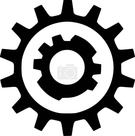 Illustration for Gear - high quality vector logo - vector illustration ideal for t-shirt graphic - Royalty Free Image