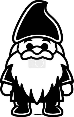 Gnome - logo vectoriel de haute qualité - illustration vectorielle idéale pour t-shirt graphique