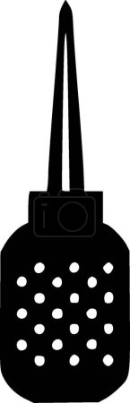 Tournevis - logo minimaliste et plat - illustration vectorielle