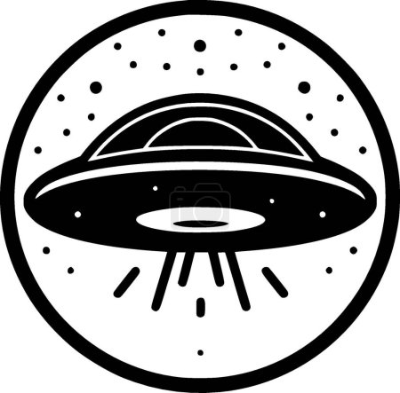 Ufo - high quality vector logo - vector illustration ideal for t-shirt graphic