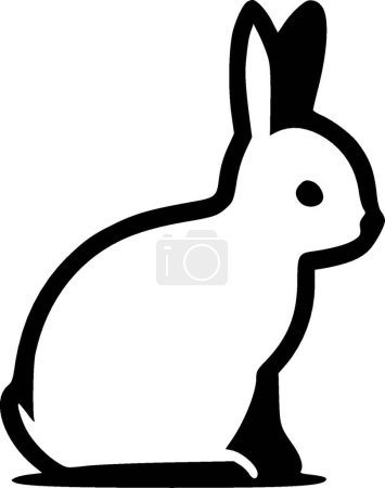 Bunny - hochwertiges Vektor-Logo - Vektor-Illustration ideal für T-Shirt-Grafik
