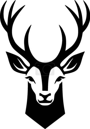 Ciervo - logotipo vectorial de alta calidad - ilustración vectorial ideal para el gráfico de camisetas