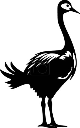 Dodo - minimalist and simple silhouette - vector illustration