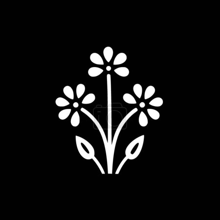 Ilustración de Flores - logotipo vectorial de alta calidad - ilustración vectorial ideal para el gráfico de la camiseta - Imagen libre de derechos