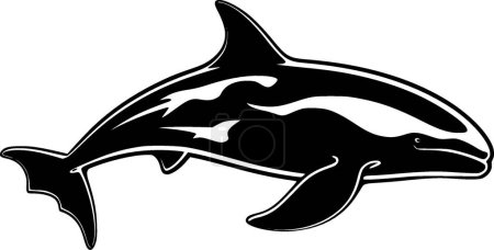 Orca - hochwertiges Vektor-Logo - Vektor-Illustration ideal für T-Shirt-Grafik