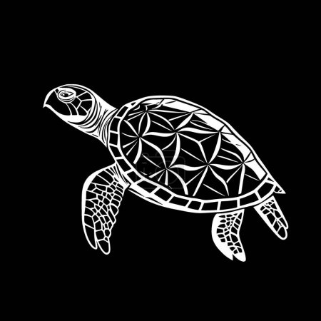 Schildkröte - hochwertiges Vektor-Logo - Vektor-Illustration ideal für T-Shirt-Grafik