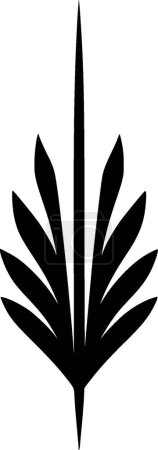 Arrow - minimalist and simple silhouette - vector illustration