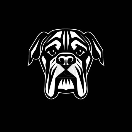 Illustration for Boxer dog - high quality vector logo - vector illustration ideal for t-shirt graphic - Royalty Free Image