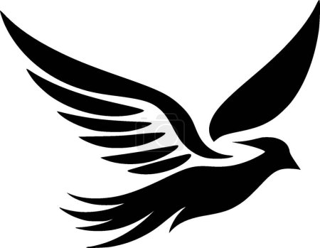 Dove - high quality vector logo - vector illustration ideal for t-shirt graphic
