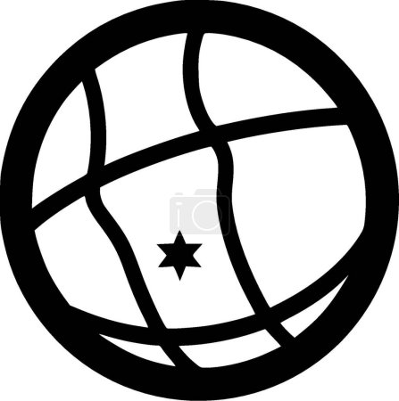 Basketball - hochwertiges Vektor-Logo - Vektor-Illustration ideal für T-Shirt-Grafik