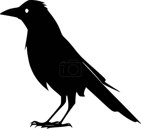 Crow - high quality vector logo - vector illustration ideal for t-shirt graphic