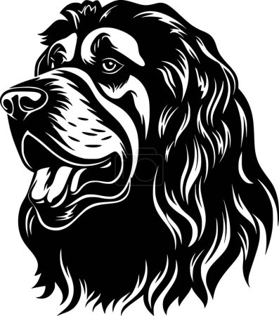 Leonberger - hochwertiges Vektor-Logo - Vektor-Illustration ideal für T-Shirt-Grafik