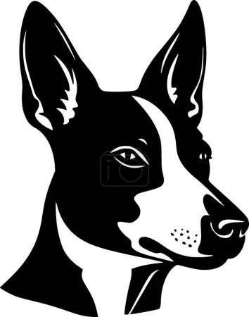Illustration for Basenji - high quality vector logo - vector illustration ideal for t-shirt graphic - Royalty Free Image