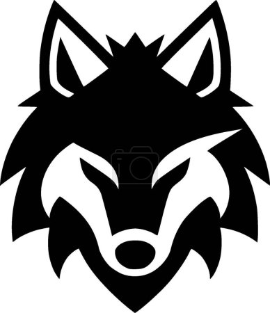 Lobo - logotipo vectorial de alta calidad - ilustración vectorial ideal para el gráfico camiseta