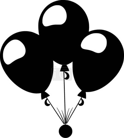 Luftballons - hochwertiges Vektor-Logo - Vektor-Illustration ideal für T-Shirt-Grafik
