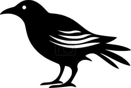 Corbeau - logo vectoriel de haute qualité - illustration vectorielle idéale pour t-shirt graphique