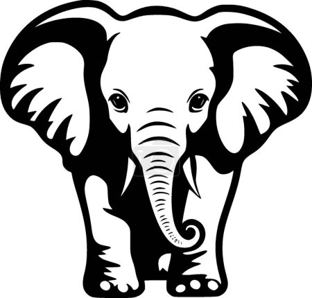 Téléchargez les illustrations : Bébé éléphant - logo vectoriel de haute qualité - illustration vectorielle idéale pour t-shirt graphique - en licence libre de droit