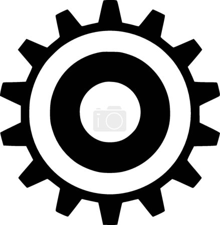 Illustration for Gear - high quality vector logo - vector illustration ideal for t-shirt graphic - Royalty Free Image