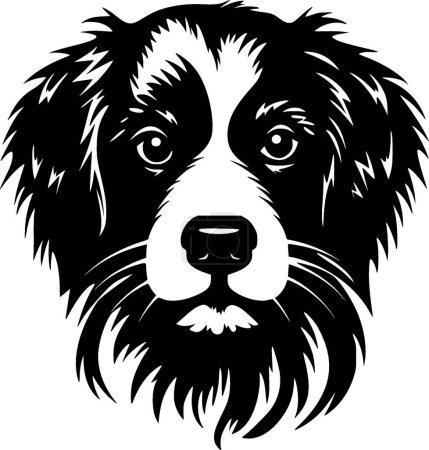 Terrier - logotipo vectorial de alta calidad - ilustración vectorial ideal para el gráfico de camisetas