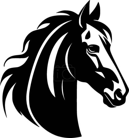 Horse - high quality vector logo - vector illustration ideal for t-shirt graphic
