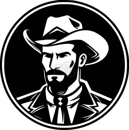 Cowboy - high quality vector logo - vector illustration ideal for t-shirt graphic