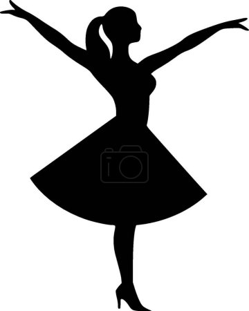 Dance - high quality vector logo - vector illustration ideal for t-shirt graphic