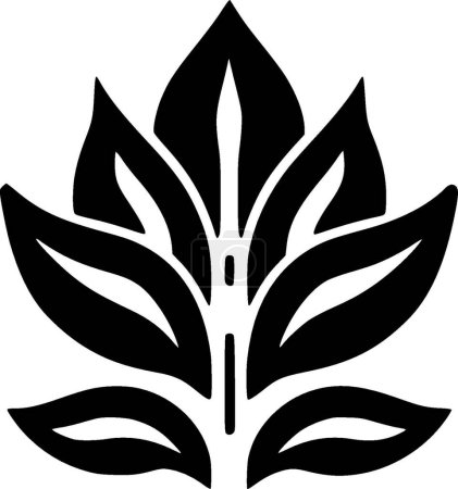 Fleurs - logo vectoriel de haute qualité - illustration vectorielle idéale pour t-shirt graphique