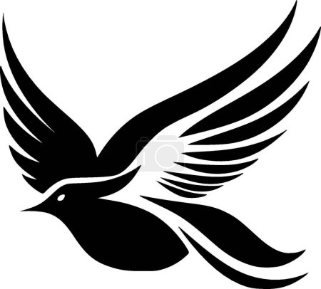 Taubenvogel - hochwertiges Vektor-Logo - Vektor-Illustration ideal für T-Shirt-Grafik